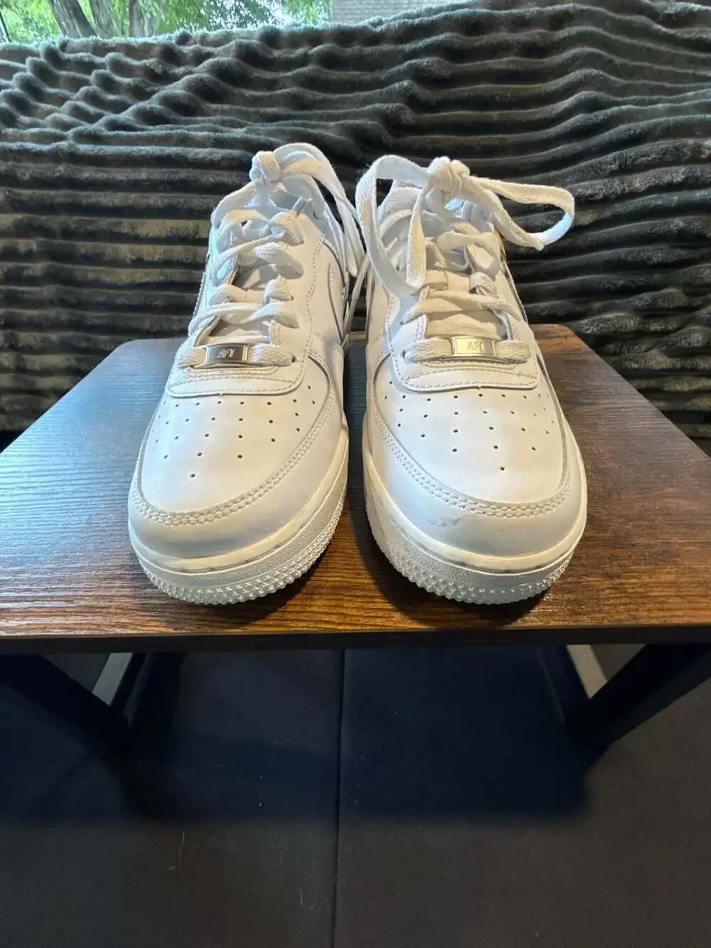 Nike Air Force 1 Low Custom Sneakers White with Sunflower Print